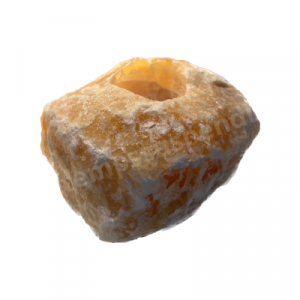 Bougeoir Calcite orange